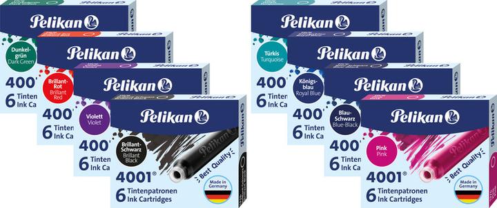 Produktbild Pelikan Standard-Tintenpatronen 4001 (Füllertinte, Violett)