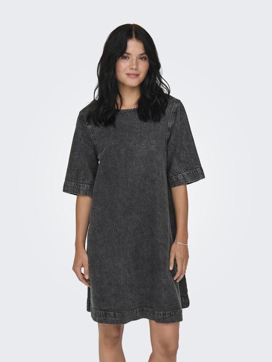Produktbild Only Volumiger Fit Rundhals Kurzes Kleid Jeanskleid (M)