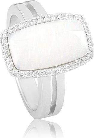 Immagine prodotto Breuning ANELLO - E.OPAL WHITE/Brill. 0,198 Ct. H/si (49, Oro 750/18 K)