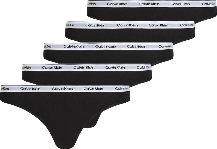Image du produit Calvin Klein 5 Pack Thong (Taille Basse) (S, Pack de 5)