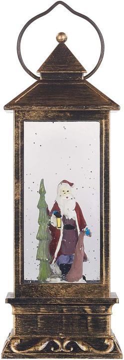 Image du produit Infactory Lanterne LED avec tourbillon de neige et Père Noël décoratif (1 x)