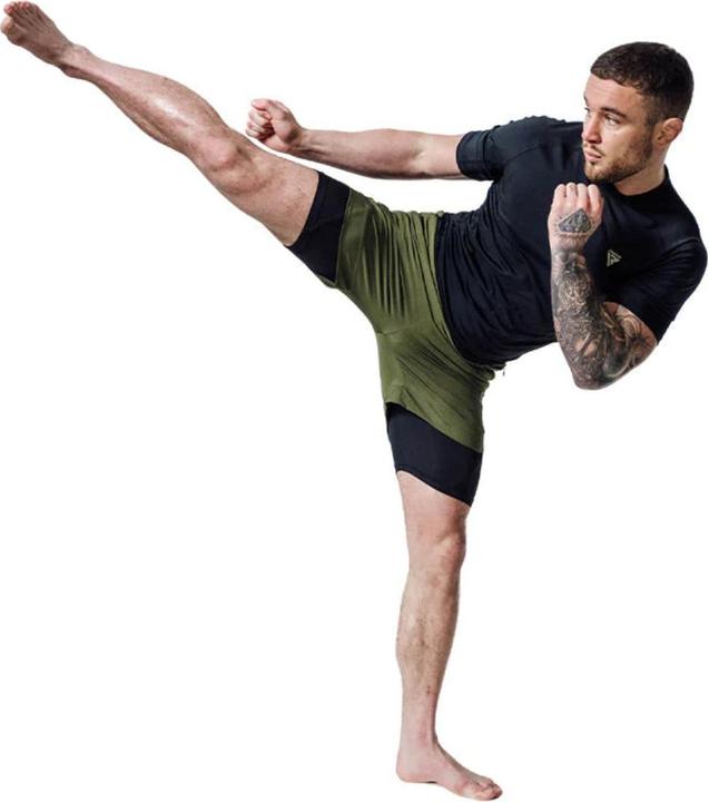 Immagine prodotto Rdx Shorts Mma T16 Vert Armée/Noir-Xl (XL)