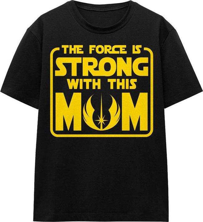 Immagine prodotto Star Wars Force Is Strong With Mum Maglietta Festa della Mamma Adulto Unisex (XL)