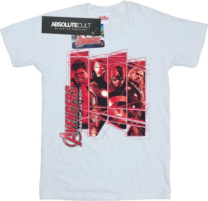 Actual product image Mens Avengers Team Collage T-Shirt (L)