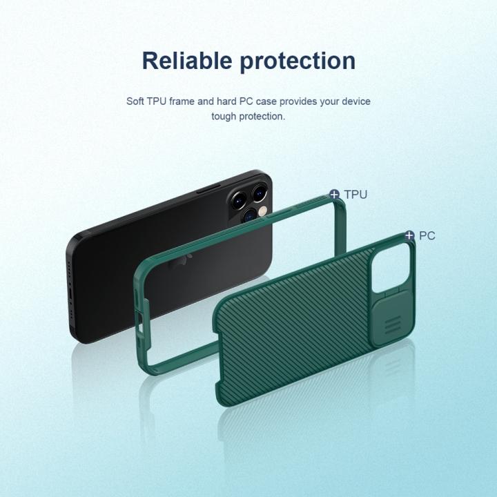 Produktbild Nillkin CamShield Series Hardcase Hülle (Apple iPhone 12 Pro, Apple iPhone 12)