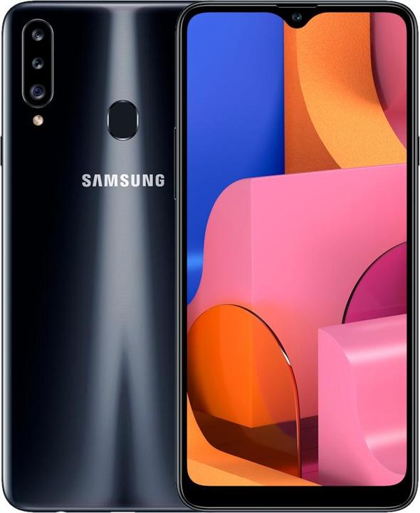 Produktbild Samsung Galaxy A20s EU (32 GB, Schwarz, 6.50", Dual SIM, 13 Mpx, 4G)