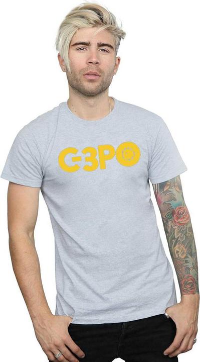 Produktbild Star Wars The Rise Of Skywalker C3PO Text Logo TShirt (M)
