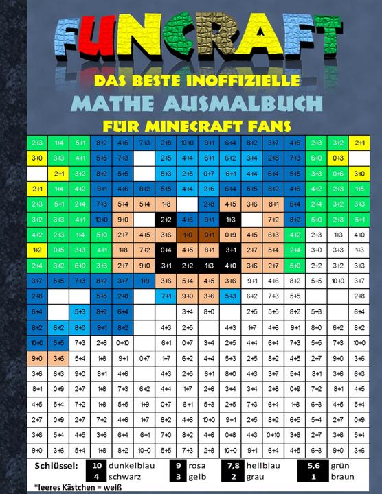 Image du produit Funcraft - Le meilleur livre de coloriage de maths non officiel pour les fans de Minecraft