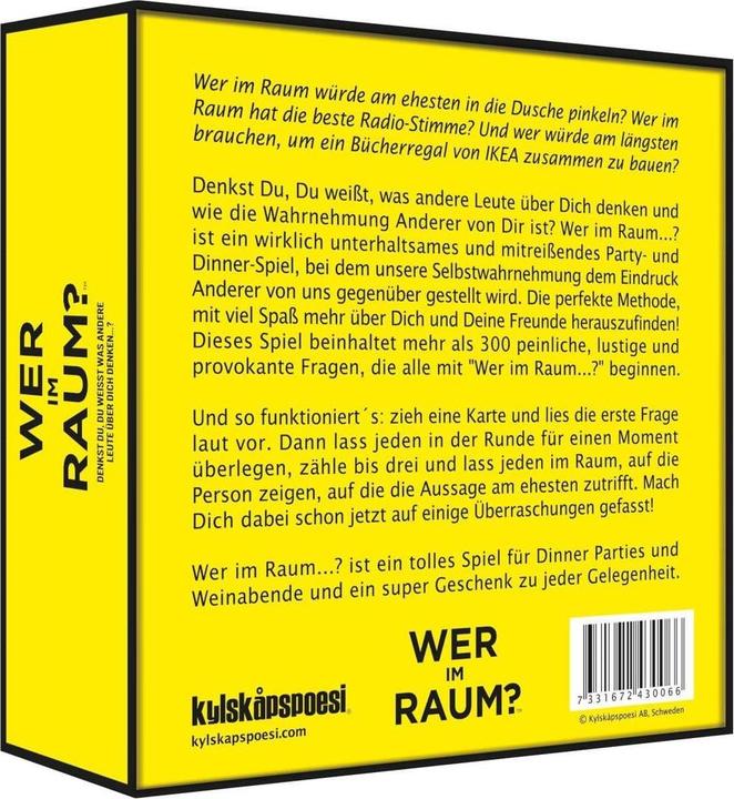 Image du produit Qui est dans la pièce? (Allemand)