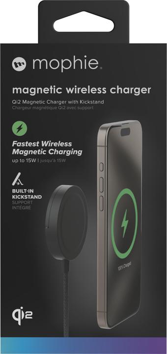 Actual product image mophie Wireless Charger Stand Black (15 W)