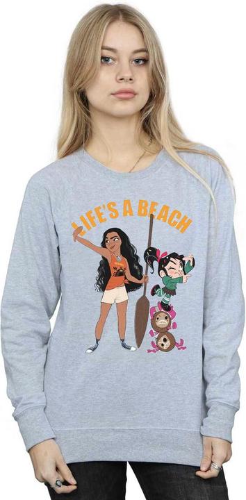 Image du produit Disney - Sweat WRECK IT RALPH MOANA AND VANELLOPE - Femme (L)