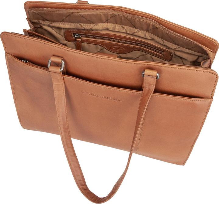 Actual product image The Chesterfield Brand Fidenza leather shoulder bag 40 cm laptop compartment (20 l)