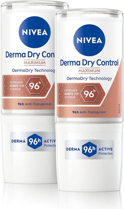 NIVEA Derma Dry Control Maximum Roll-on DUO (Roll-on)