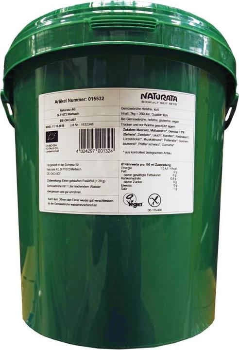 Actual product image Naturata GB Vegetable stock yeast-free /glf - bucket