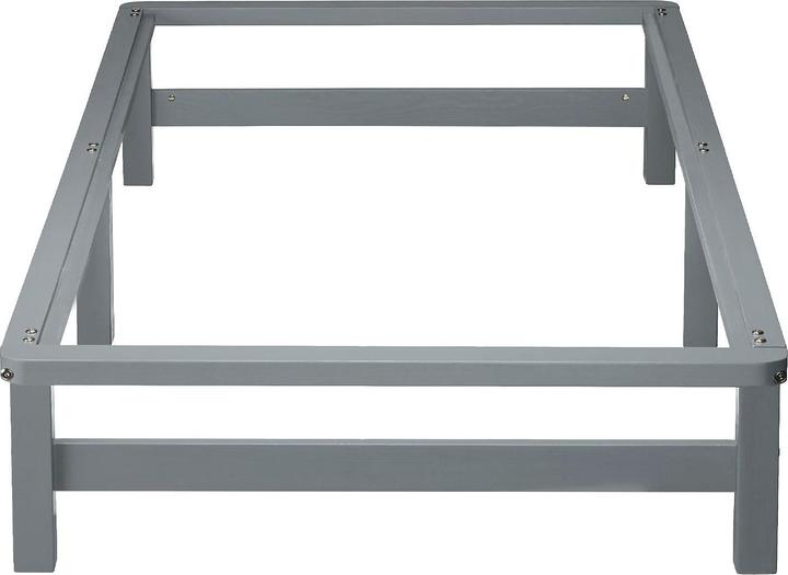 Produktbild Jamb Palettenbett Holzbett 90x200cm Massivholz Weiss (90 x 200 cm)
