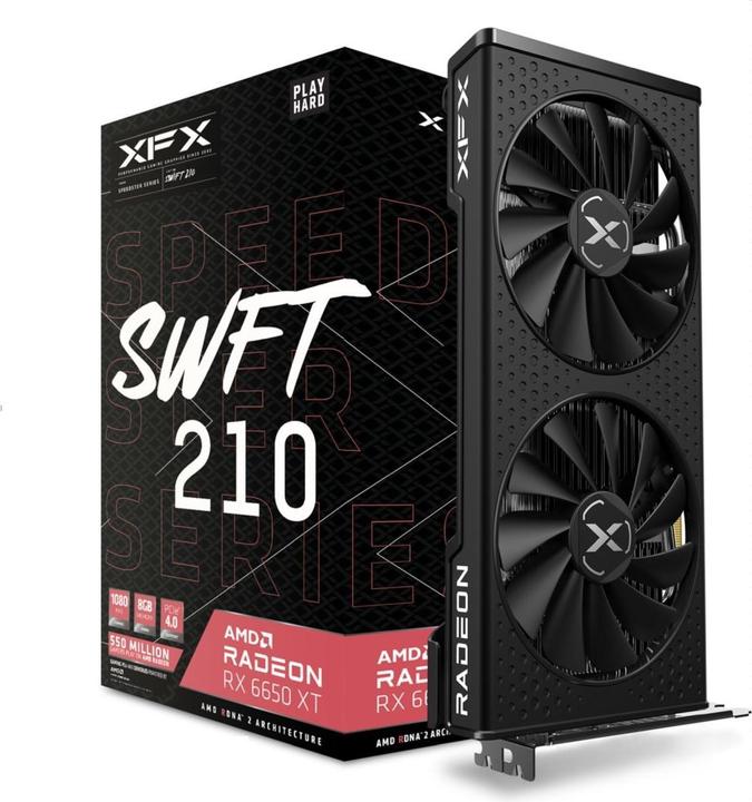 Produktbild XFX Radeon RX 6650 XT Speedster SWFT 210 Core Gaming (8 GB)