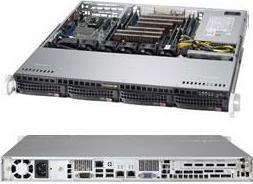 Image du produit Supermicro 1U CHÂSSIS 4X3.5HS SAS3/SATA3