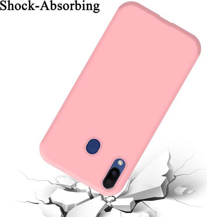 Actual product image Cadorabo TPU Liquid Silicone Case Cover (Samsung Galaxy M20)