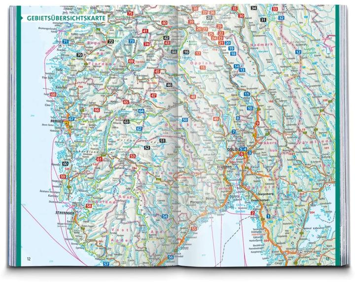 Produktbild Wanderführer Norwegen Süd, Von Oslo bis zum Geirangerfjord, 75 Touren