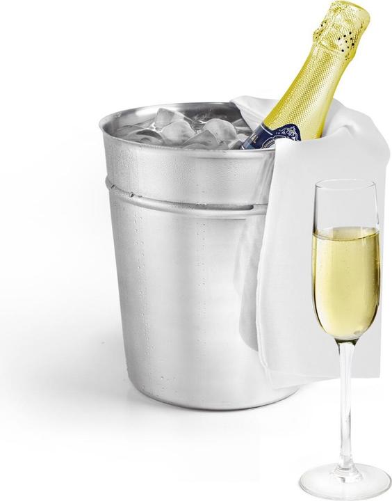 Immagine prodotto Ibili Champagnerkühler Versalles Edelstahl 19 cm Hält Champagner auf perfekter Trinktemperatur