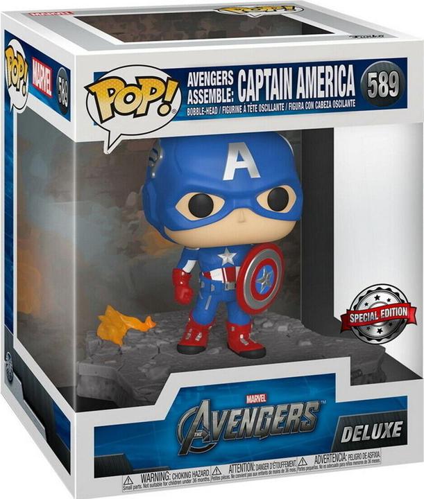 Image du produit Funko Pop! Marvel Avengers : Captain America (Assemble) 589
