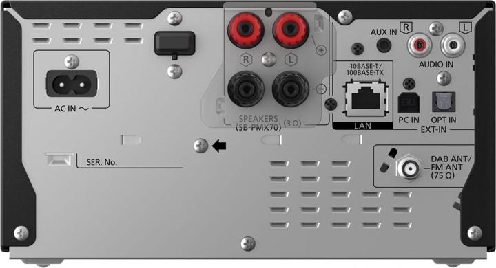 Actual product image Panasonic SC-PMX802E (CD player, Wi-Fi, Airplay, 2x 60 W)