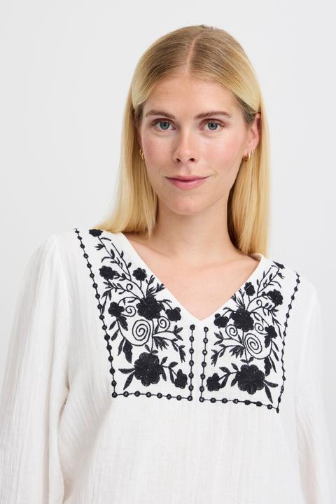 Actual product image B.young BYICOLET VNECK BLOUSE 20815833 (36)