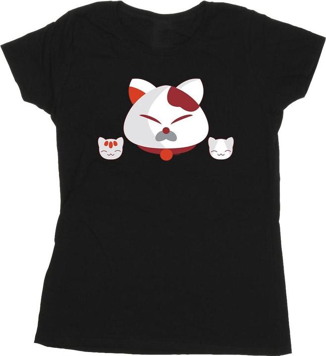 Actual product image Disney Womens/Ladies Big Hero 6 Baymax Kitten Heads Cotton T-Shirt (XXL)