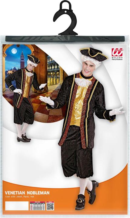Produktbild Widmann Venezianischer Adliger mit Kasack mit Jabot, Hose, Hut (S)