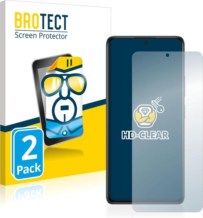 Produktbild BROTECT Schutzfolie Displayschutz Klar (2 Stück, Xiaomi Redmi Note 10S)