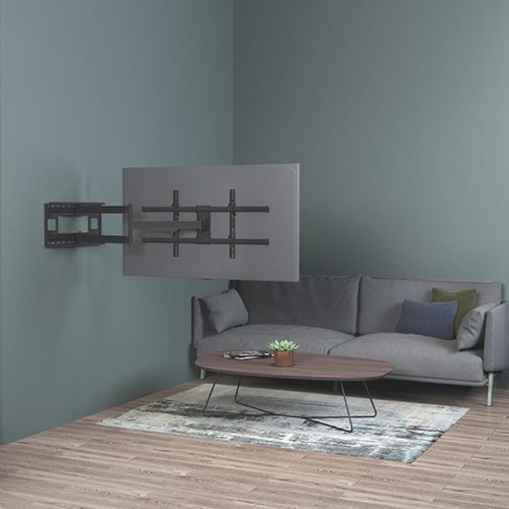 Produktbild Techly ICA-PLB 490 TV mount (80") Black (Wand, 80", 50 kg)