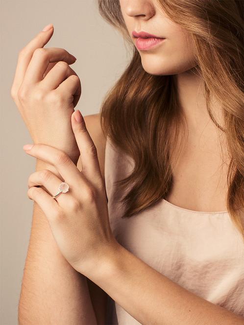 Actual product image Miaki The Rose Quartz (52, 750/18 K Gold)