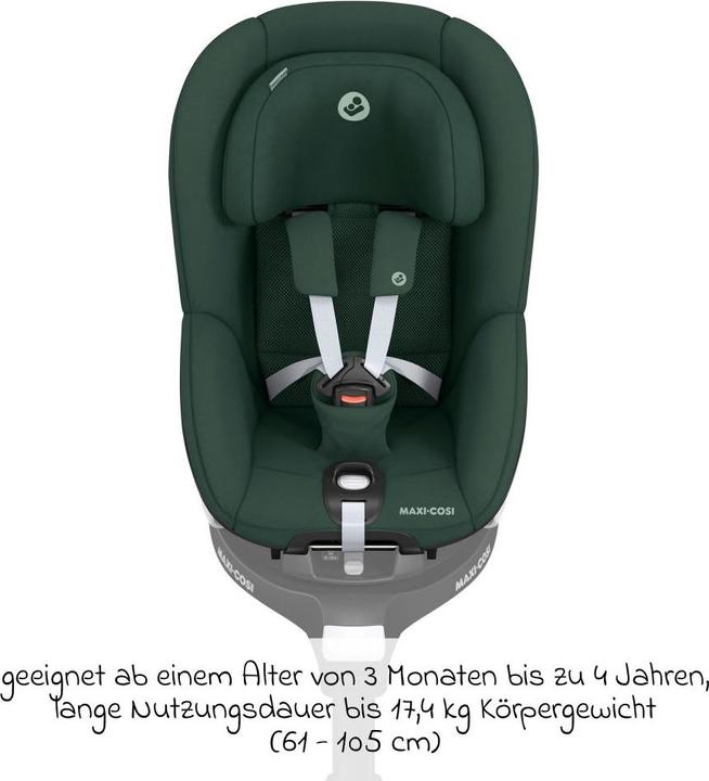 Actual product image Maxi-Cosi Reboarder Reboarder-Kindersitz Pearl 360 drehbar ab (Reboarder, ECE R129/i-Size Standard)