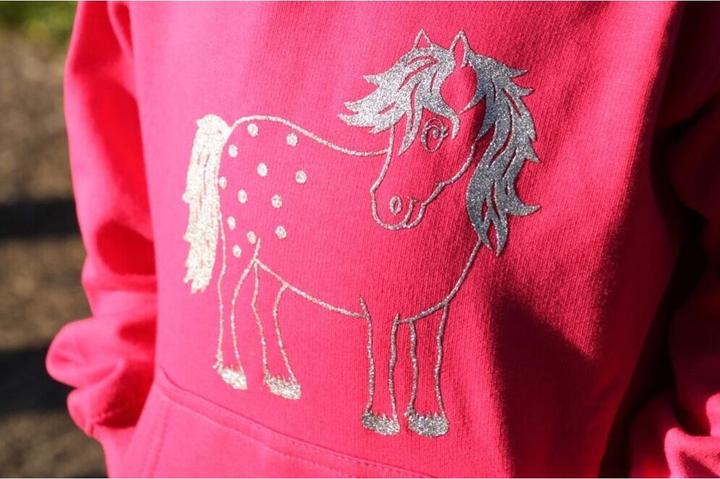 Actual product image British Country Collection Twinkle Pony Hoodie Girls (92)