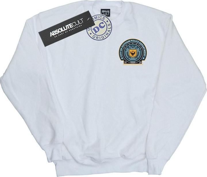 Batman Gotham Police Dept Breast Print Sweatshirt
