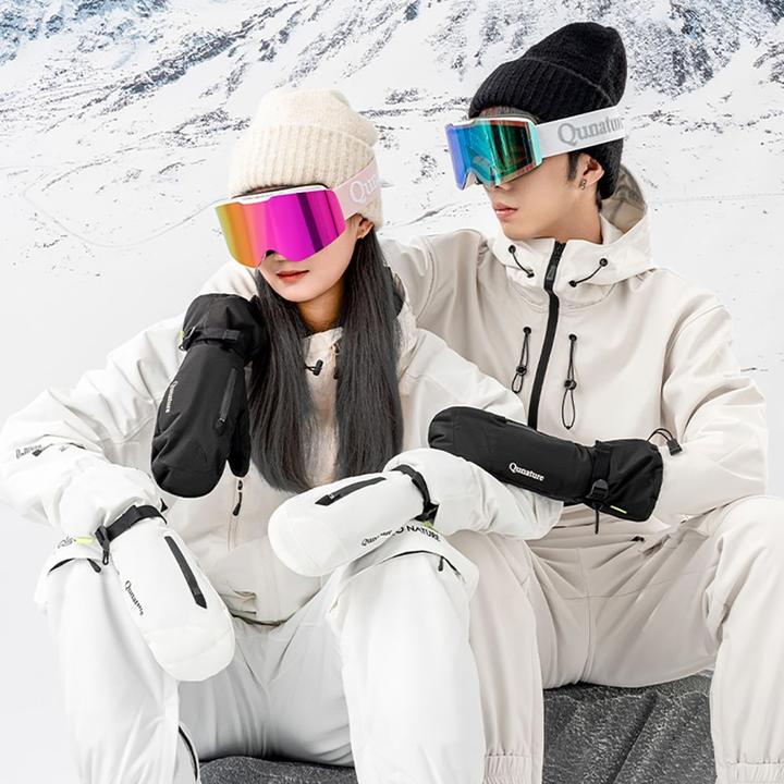 Actual product image Dakine The others Qunature Qunature Full Length Ski Gloves Size M - Black (M)