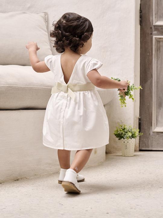 Produktbild Vertbaudet Mädchen Baby Festkleid mit Schleife hinten (74)