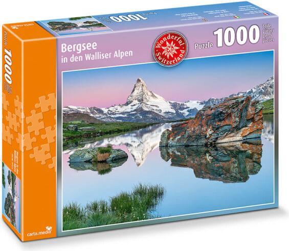 Immagine prodotto 1'000 Teile Puzzle Bergsee in den Walliseralpen (1000 pezzi)
