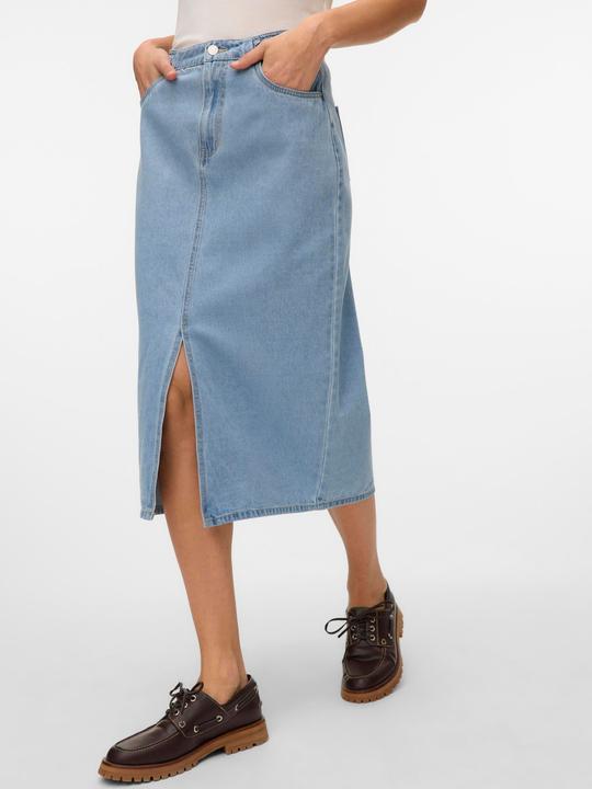 Produktbild Vero Moda VMVERI Hohe Taille Midirock Jeansrock (XL)