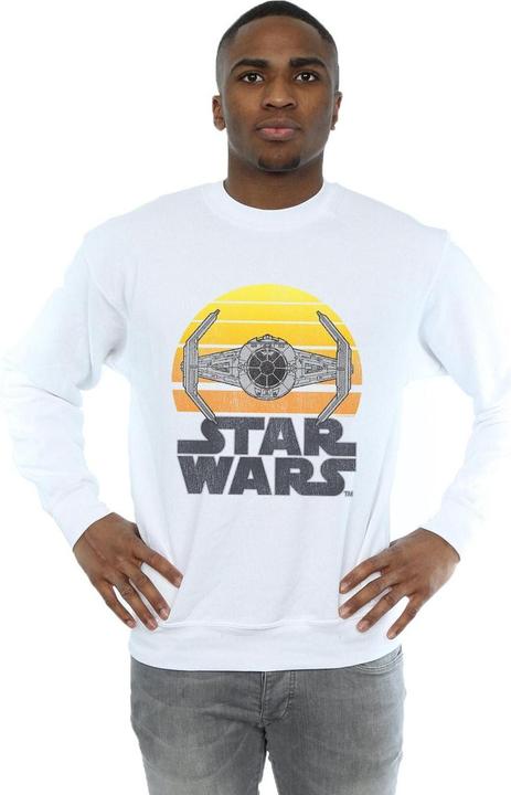 Actual product image Star Wars Mens Sunset TIE Fighter Sweatshirt (M)