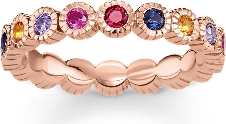 Thomas Sabo Bague Royalty Pierres de couleur (48, Argent 925)