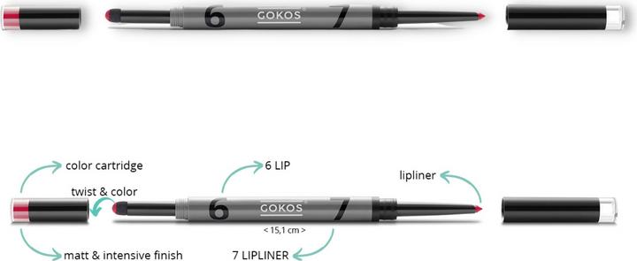 Immagine prodotto Gokos Lipdesigner (6703 Ondata di calore)