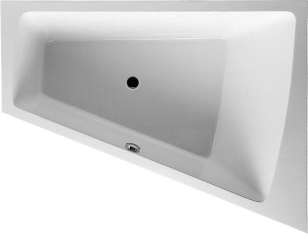 Produktbild Duravit Badewanne PAIOVA 1700x1300mm, 1 Rückenschräge rechts weiss (235 l, 170 cm, 130 cm)