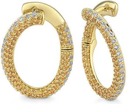 Produktbild Breuning OHRSCHMUCK - BRILL. COGNAC 1,679 Ct. (750/18 K Gold)