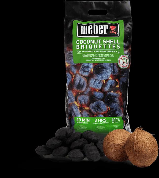 Produktbild Weber Kokosnuss Briketts (8 kg)