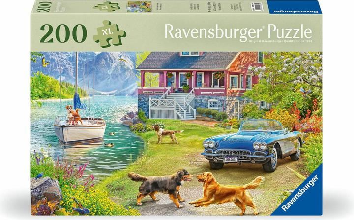 Produktbild Ravensburger Puzzle 12001370 - Sommerhaus am See - Puzzle für ältere Menschen und Senioren, mit 200 (200 Teile)