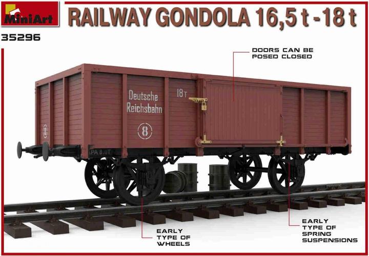 Image du produit Mini art Gondole ferroviaire 16,5-18 t