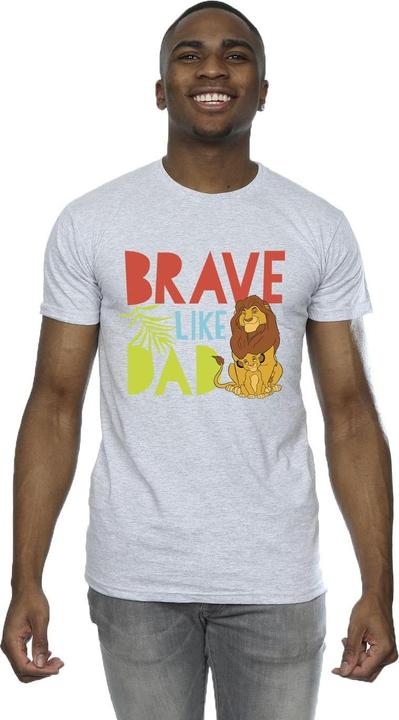 Immagine prodotto Disney The Lion King Brave Like Dad Maglietta Uomo (5XL)