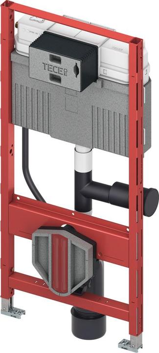 TECE Cadre TECEprofil - cadre de toilette universel avec réservoir à entrée frontale, avec sortie pour