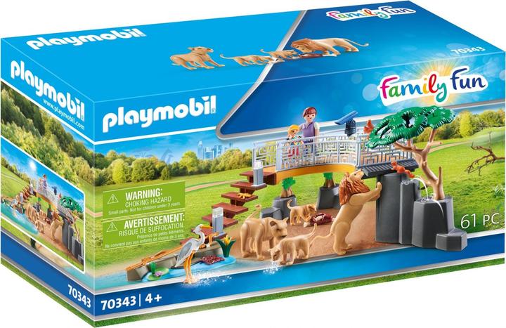 Actual product image Playmobil Lions in the outdoor enclosure (70343, Playmobil Family Fun)